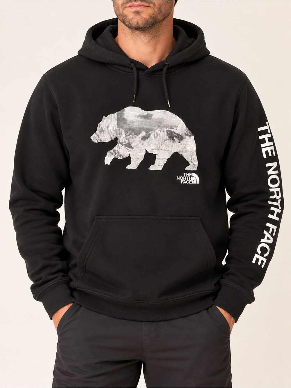 The North Face Black Bear Graphic Pullover Hoodie
